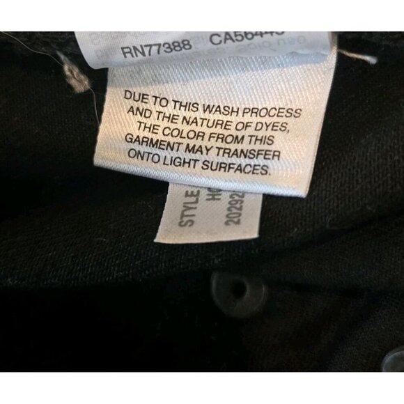 J Crew Flex Jeans Size 34 X 36 Athletic Straight Leg Stretch Black Denim AB564 - Picture 8 of 10